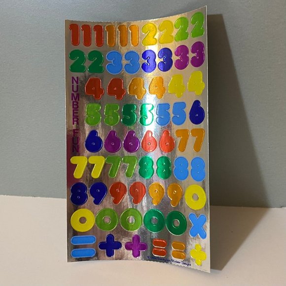 Vintage Sandylion Stickers Animals Alphabet Letters & Numbers - Picture 5 of 8